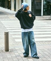 12oz Short Length ヘビーウェイト クルーネックスウェット/ショート丈 【限定展開】