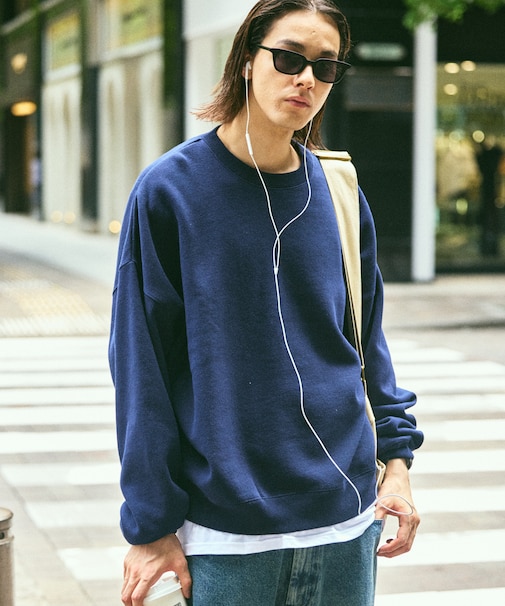 12oz Short Length ヘビーウェイト クルーネックスウェット/ショート丈 【限定展開】