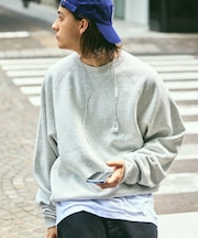 12oz Short Length ヘビーウェイト ラグランスリーブ スウェット/ショート丈 【限定展開】