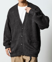 リラックスフィット シャギーニット ルーズカーディガン 【限定展開】