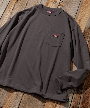 別注 neo-PRO スピンドル ポケット ロングスリーブTシャツ 日本製 遮熱 UVカット 吸水速乾
