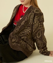 ペイズリーニットカーディガン