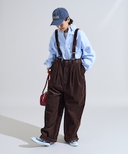 別注 コード サスペンダー付き ビッグ2タックパンツ