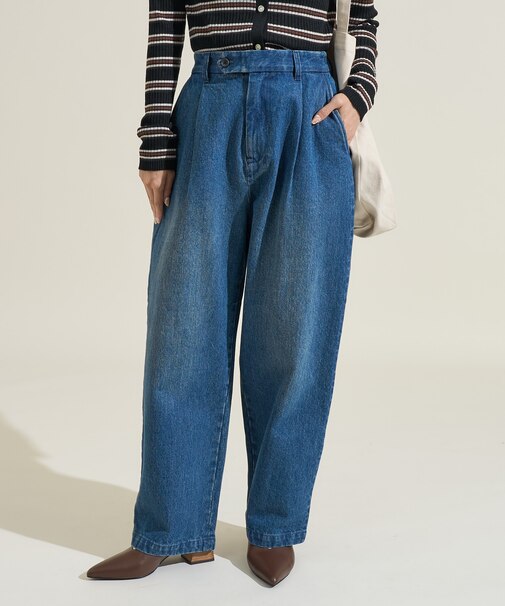 スラックスデニムパンツ