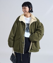 リバーシブル ボアジャケット