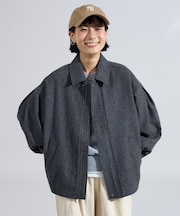 English Wool 襟付きブルゾン