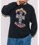 【EXCLUSIVE】GUNS N ROSES ガンズ アンド ローゼス フロントプリント ロングスリーブ Tシャツ