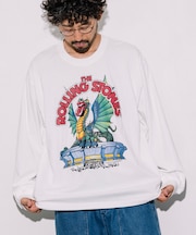 【EXCLUSIVE】The Rolling Stones S/S Tee ローリングストーンズ フロントプリント ロングスリーブ Tシャツ
