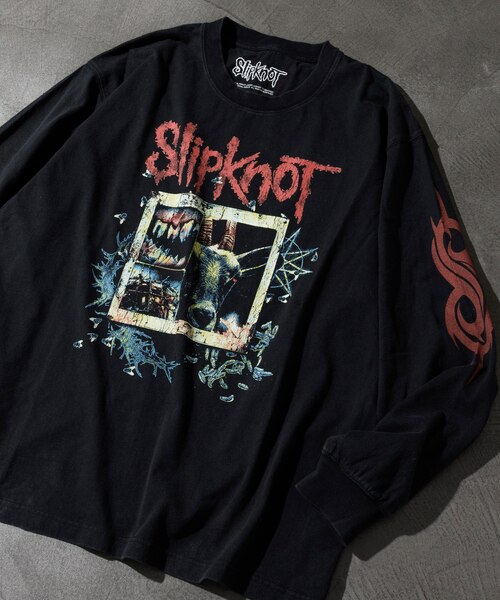 EXCLUSIVE】ヴィンテージライク Slipknot グラフィックロンT