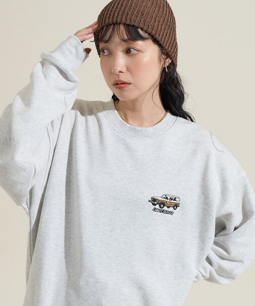 ランクル60 バックプリント クルーネックスウェット