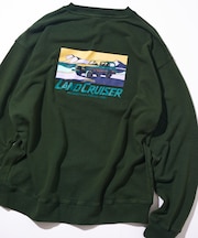 ランクル60 バックプリント クルーネックスウェット