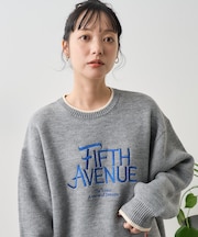配色ロゴ刺繍ニット 限定展開