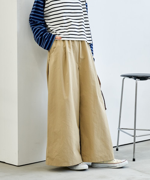 3D embroidery twill easy pants｜フリークスストアの通販｜&mall