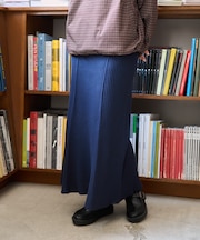 リブニット マーメイドスカート