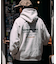 LANDER SANDWICHES×FREAK'S STORE/ランダー 別注 ビッグシルエット バックプリント スウェットパーカー 【限定展開】