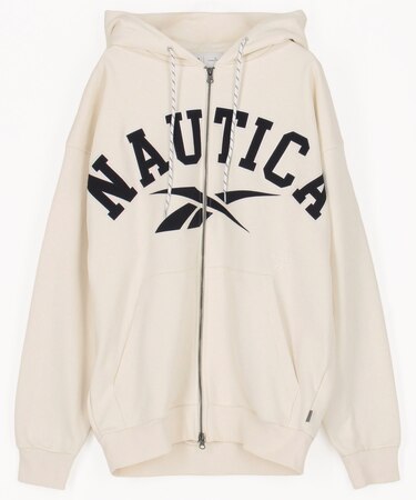 【Exclusive】ダブルネーム アーチロゴ ヘビーウェイト ジップアップ フーディー