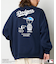 MLB×PEANUTS 別注 ビッグシルエット バックプリント クルーネックスウェット / Dodgers 【限定展開】