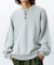 Relax Fit リラックスフィット イージーケア ウォッシャブル ヘンリーネックニット 【限定展開】