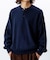 Relax Fit リラックスフィット イージーケア ウォッシャブル ヘンリーネックニット 【限定展開】