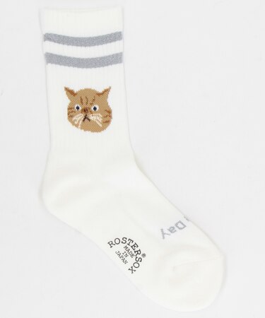 ”CAT”モチーフソックス
