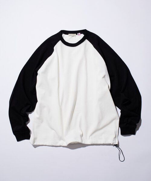 ビッグシルエット USA COTTON ラグランスリーブ スピンドル Tシャツ