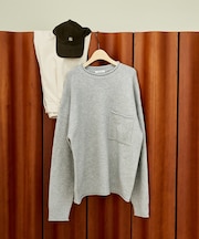 ポケット付き ニットプルオーバー【限定展開】