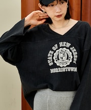 ヴィンテージライク 2way フットボールロンT