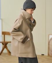 ファーボア スタンドコート