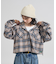 別注 フード付き ネルシャツ