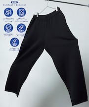 ウォッシャブル スウェットライク イージー ニットパンツ