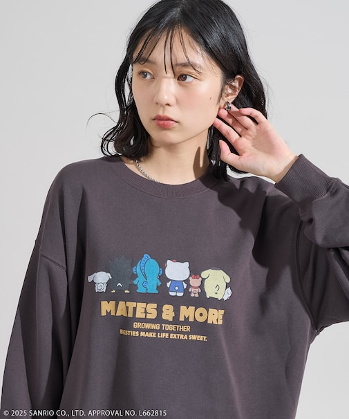 サンリオキャラクターズ こっちむいてスウェット