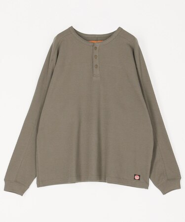 別注 サーマル ヘンリーネック ロングスリーブ Tシャツ