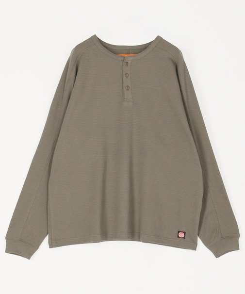 別注 サーマル ヘンリーネック ロングスリーブ Tシャツ