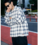 別注 フランネル クロップド ロングスリーブ ワークシャツ