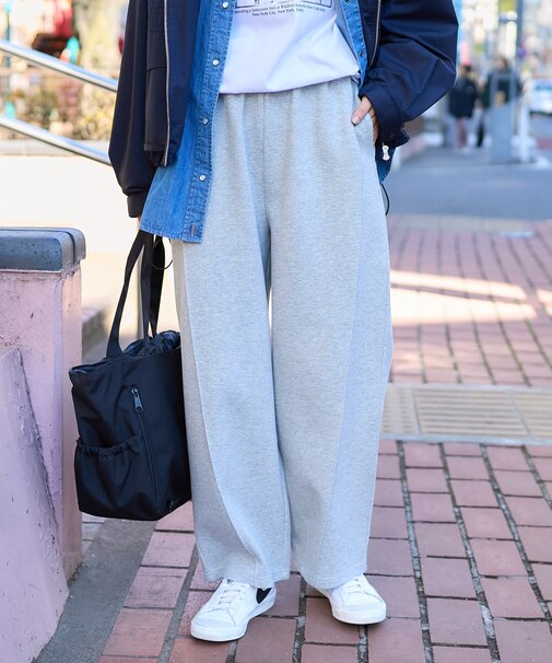 ボンディングカーブワイド スウェットパンツ