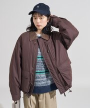 コットンナイロン ショートブルゾン