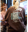 Burger Factory×FREAK'S STORE/バーガーファクトリー 別注 ビッグシルエット バックプリント クルーネックスウェット 【限定展開】