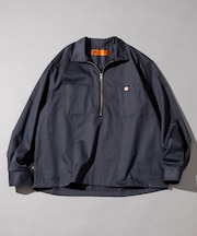 別注 ハーフジップ プルオーバー ロングスリーブ シャツ