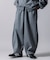 ワイドシルエット ボンディング バレルレッグ スウェットパンツ 【限定展開】