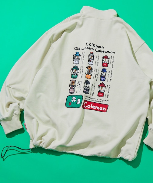 Coleman×matsui×FREAK'S STORE 別注 Lantern ドローコード ハーフジップ スウェット
