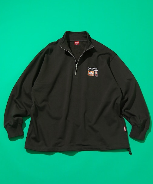 Coleman×matsui×FREAK'S STORE 別注 Lantern ドローコード ハーフジップ スウェット