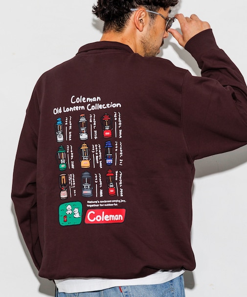 Coleman×matsui×FREAK'S STORE 別注 Lantern ドローコード ハーフジップ スウェット