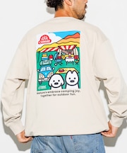 Coleman×matsui×FREAK'S STORE 別注 Camping Joy ドローコード クルーネック スウェット