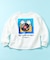 matsui×FREAK'S STORE 別注「レコード」 ドローコード バックプリント クルーネックスウェット