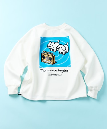 matsui×FREAK'S STORE 別注「dancing」ドローコード バックプリント クルーネックスウェット