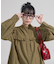 スクエア スタンドフリルブラウス