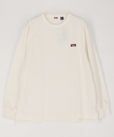 E H BOX LOGO EMBROIDERY L/S T
