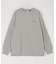 E H BOX LOGO EMBROIDERY L/S T