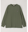 E H BOX LOGO EMBROIDERY L/S T