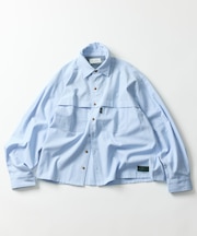 別注 オックスフォード クロップド フィッシングポケット ロングスリーブシャツ